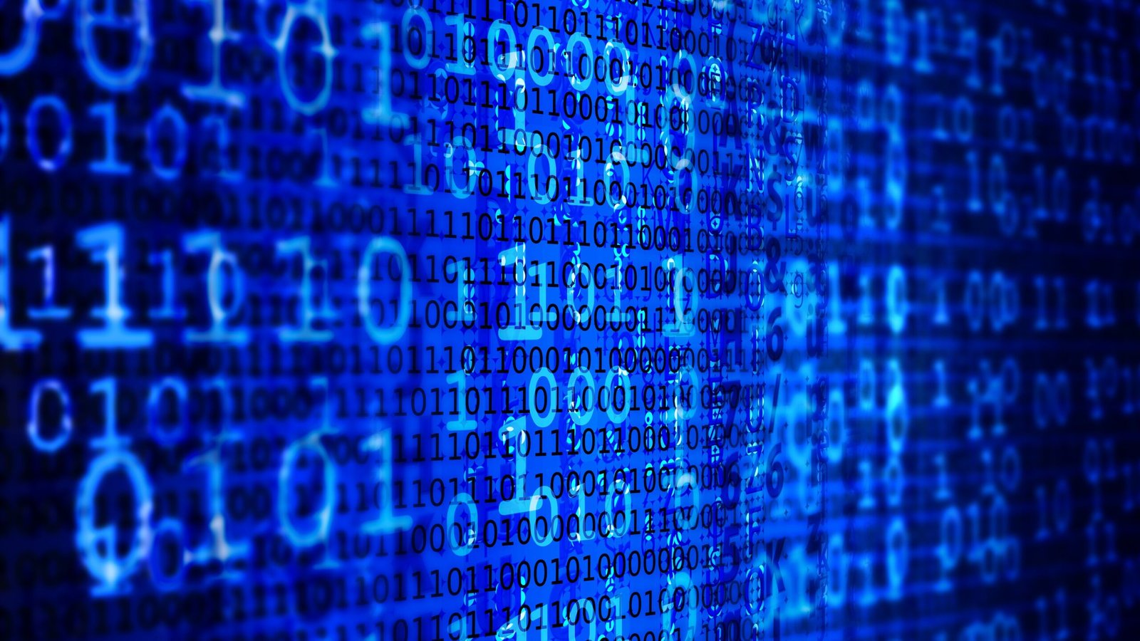 graphic showing binary digits